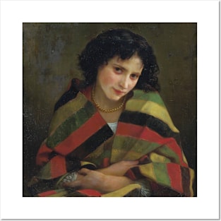 Frileuse by William-Adolphe Bouguereau Posters and Art